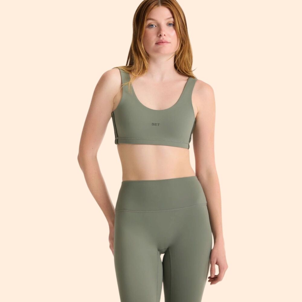 Set Active Sportbody Bra Set Kelp